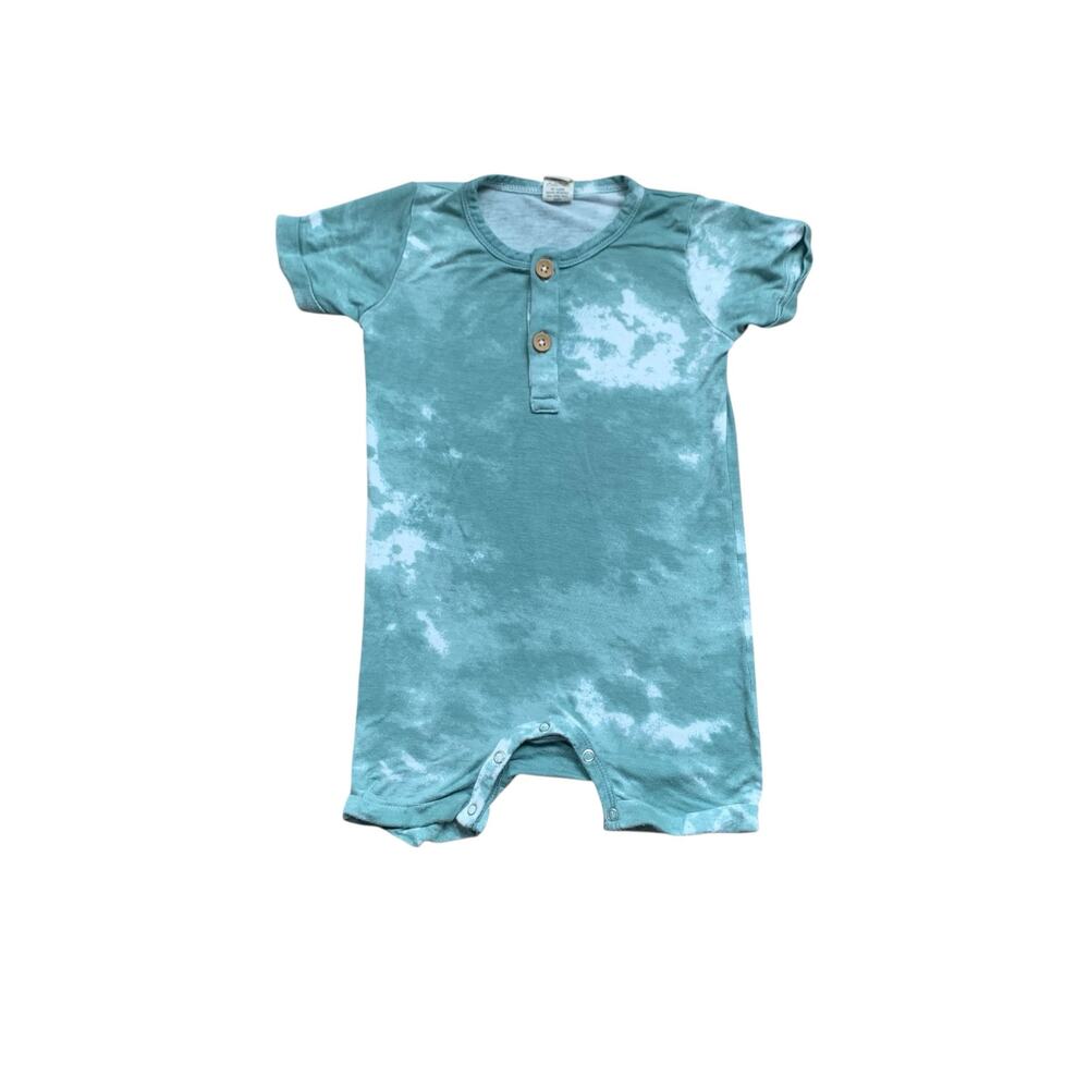 Larkspur Bamboo Tie Dye or Marbled Shortie Romper